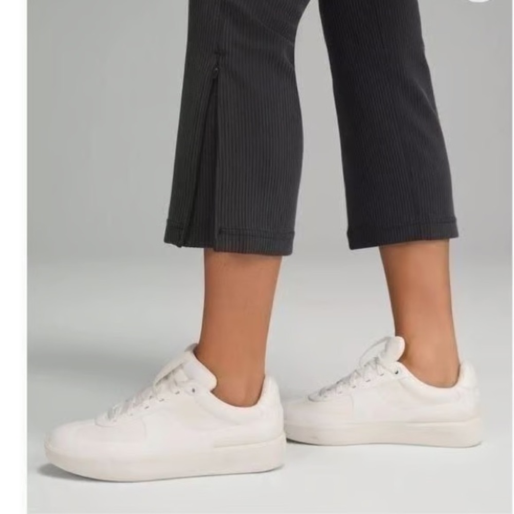 Lululemon Ribbed Softstreme Zip-Leg High Rise Cropped Pant 25” - Picture 7 of 7